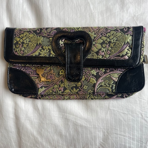 Lollipop Metallic Clutch Purse - Picture 1 of 6
